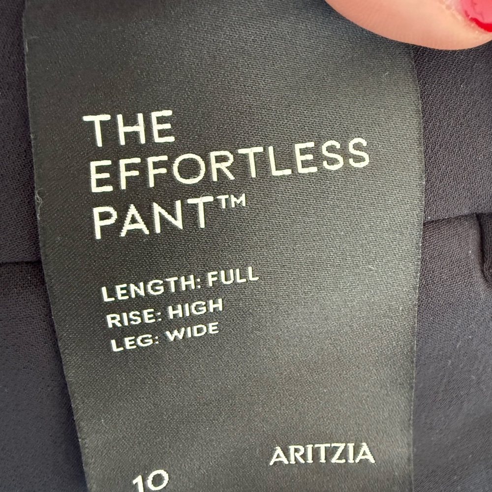 COPY - Aritzia Effortless Trousers size 10 Crepette Fabric